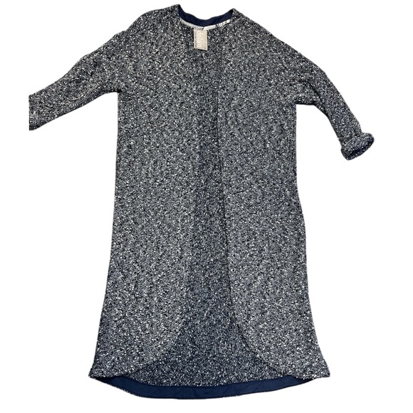 Anthropologie Dolan Longline Oak Duster Open Front Blue Cardigan - Picture 10 of 13